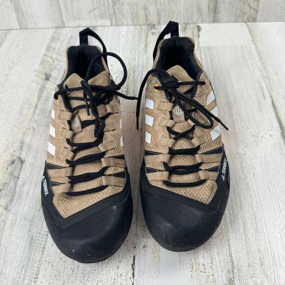 Adidas Terrex Swift Solo 2 Approach Hiking Shoes Men's 11 Beige Orange - Picture 2 of 10